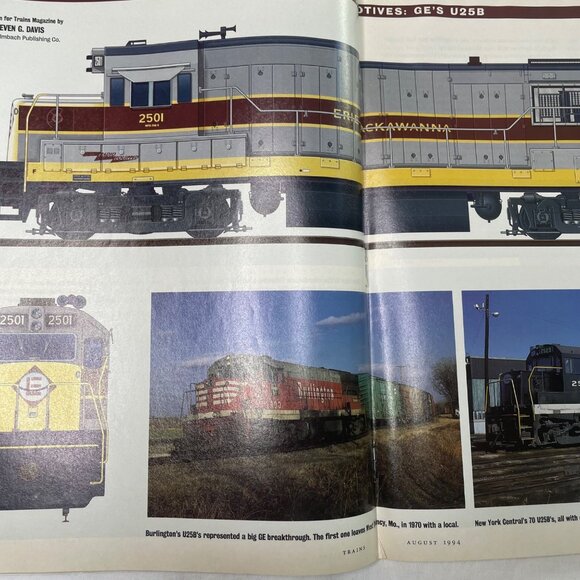 Trains Magazine of Railroading u August 1994 Vol 54 No 8 Oil Pipeline on Rail - Picture 9 of 10